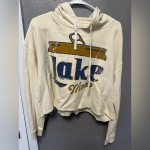 Lake Mode Cropped Hoodie